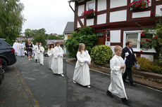 Feier der 1. Heiligen Kommunion in Sankt Crescentius (Foto: Karl-Franz Thiede)